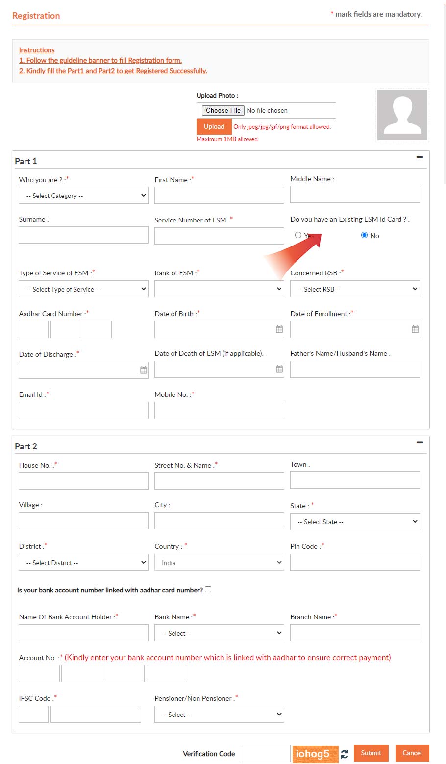 PMSS Scholarship Registration Process