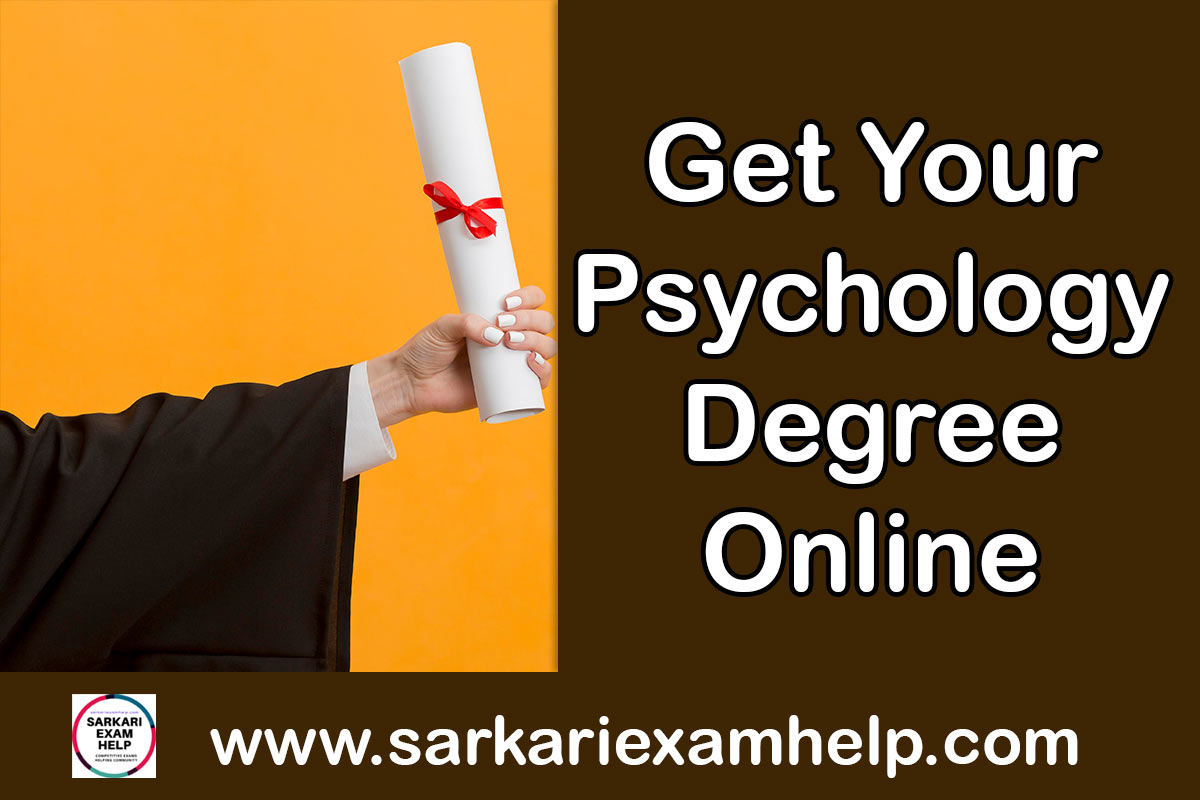 Psychology Degree Online 2024